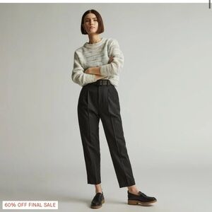 Everlane The Draper Taper Pant in Buttersmooth Black Size 00